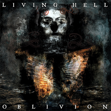 LIVING HELL "Oblivion" LP (TML) Marble Vinyl